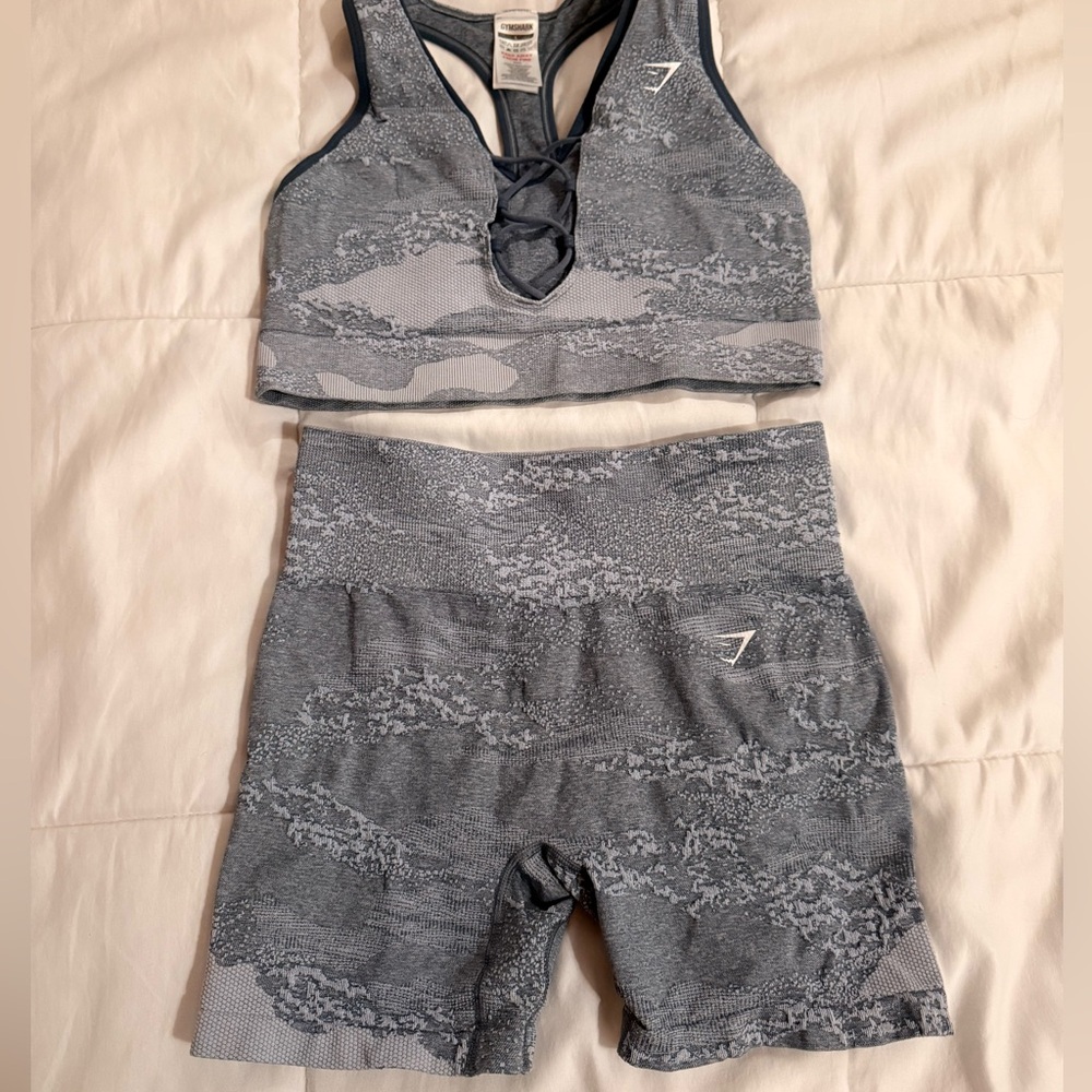 GYMSHARK adapt camo seamless set
